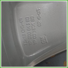 Cerchio Singolo in Lega Opel Crossland X 18 pollici 18 7.5J 5x108 ET49 1pz 13469368 Originale Usato al pz
