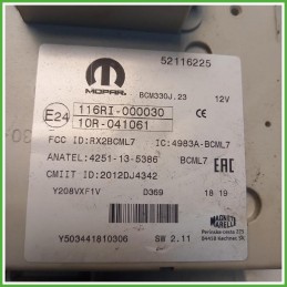 Body Computer Centralina Modulo BCM BSI Magneti Marelli BCM330J.23 Fiat 500L 1.4 16v. 52204232 Benzina 2017-2022