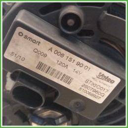Alternatore Valeo ST35C017 Smart Fortwo Coupe 451 A0009062400 2010