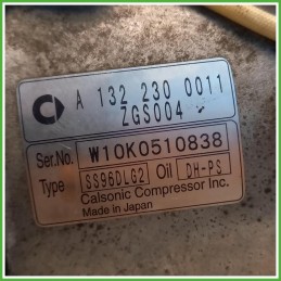 Compressore Clima AC Aria Condizionata Calsonic ZGS004 Smart Fortwo Coupe 451 A6602300011 2010