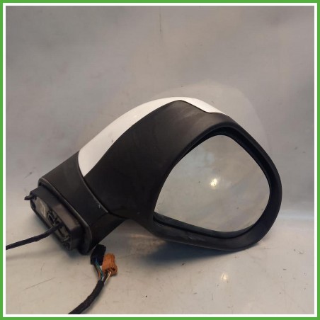 Specchio Specchietto Retrovisore Destro DX Bianco Peugeot 207 Van 2006-2012 Ficosa Ficomirrors Originale Usato