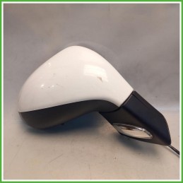 Specchio Specchietto Retrovisore Destro DX Bianco Peugeot 207 Van 2006-2012 Ficosa Ficomirrors Originale Usato