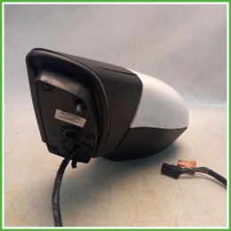 Specchio Specchietto Retrovisore Destro DX Bianco Peugeot 207 Van 2006-2012 Ficosa Ficomirrors Originale Usato
