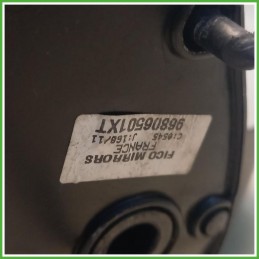 Specchio Specchietto Retrovisore Destro DX Bianco Peugeot 207 Van 2006-2012 Ficosa Ficomirrors Originale Usato