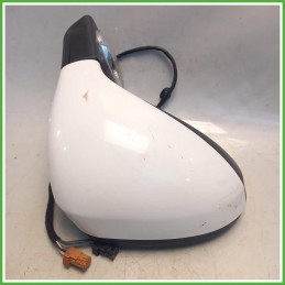 Specchio Specchietto Retrovisore Destro DX Bianco Peugeot 207 Van 2006-2012 Ficosa Ficomirrors Originale Usato