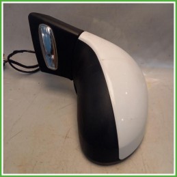 Specchio Specchietto Retrovisore Sinistro SX Bianco Peugeot 207 Van 2006-2012 Ficosa Ficomirrors Originale Usato