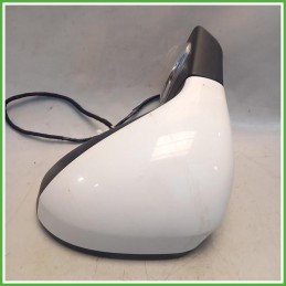 Specchio Specchietto Retrovisore Sinistro SX Bianco Peugeot 207 Van 2006-2012 Ficosa Ficomirrors Originale Usato