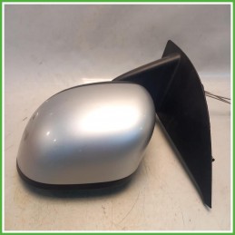 Specchio Specchietto Retrovisore Sinistro SX Grigio Fiat Panda 2 Serie 2010-2011 Ficosa Ficomirrors Originale Usato