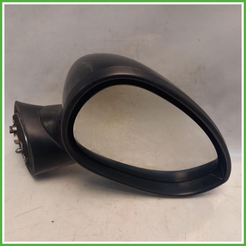 Specchio Specchietto Retrovisore Destro DX Nero Fiat 500 2 Serie 2007-2012 Ficosa Ficomirrors Originale Usato