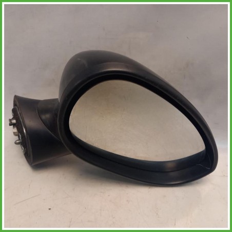 Specchio Specchietto Retrovisore Destro DX Nero Fiat 500 2 Serie 2007-2012 Ficosa Ficomirrors Originale Usato