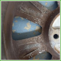 Cerchio Singolo in Lega Opel Agila B 15 pollici 15 5.5J 4x100 ET50 1pz 93193925 Originale Usato al pz