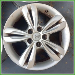Cerchi in Lega Hyundai ix35 17 pollici 17 6.5J 5x114.3 ET48 4pz 529102S210 Originale Usato