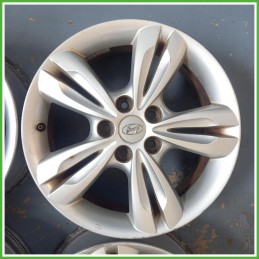 Cerchi in Lega Hyundai ix35 17 pollici 17 6.5J 5x114.3 ET48 4pz 529102S210 Originale Usato