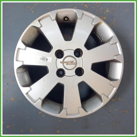 Cerchio Singolo in Lega Opel Meriva A 15 pollici 15 6.0J 4x100 ET43 1pz 93322256 Originale Usato al pz