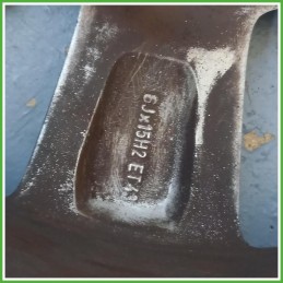 Cerchio Singolo in Lega Opel Meriva A 15 pollici 15 6.0J 4x100 ET43 1pz 93322256 Originale Usato al pz