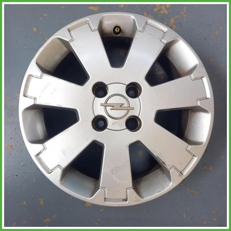 Cerchio Singolo in Lega Opel Meriva A 15 pollici 15 6.0J 4x100 ET43 1pz 93322256 Originale Usato al pz