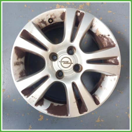 Cerchio Singolo in Lega Opel Corsa D 15 pollici 15 6.0J 4x100 ET39 1pz 13211897 Originale Usato al pz