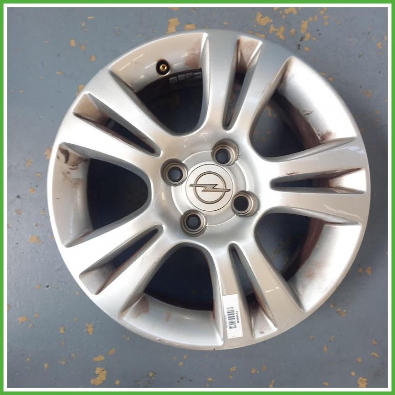 Cerchio Singolo in Lega Opel Corsa D 15 pollici 15 6.0J 4x100 ET39 1pz 13211897 Originale Usato al pz