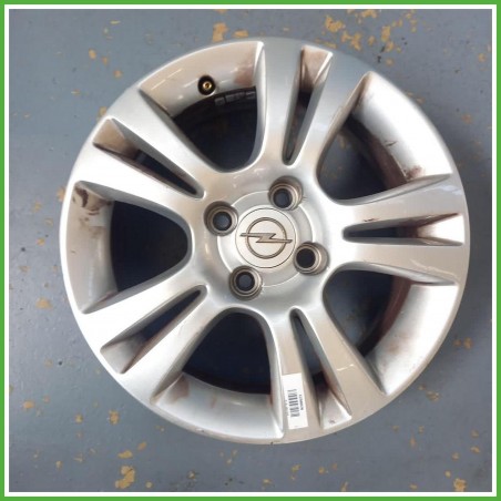 Cerchio Singolo in Lega Opel Corsa D 15 pollici 15 6.0J 4x100 ET39 1pz 13211897 Originale Usato al pz
