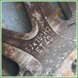 Cerchio Singolo in Lega Lancia Musa 2 Serie 15 pollici 15 6.0J 4x98 ET40 1pz 735492997 Originale Usato al pz