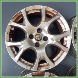 Cerchi in Lega Alfa Romeo MiTo 17 pollici 17 6.0J 5x98 ET39 4pz 156085106 Originale Usato