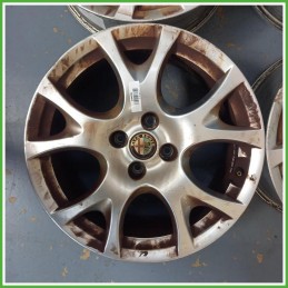 Cerchi in Lega Alfa Romeo MiTo 17 pollici 17 6.0J 5x98 ET39 4pz 156085106 Originale Usato