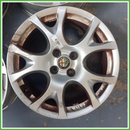 Cerchi in Lega Alfa Romeo MiTo 17 pollici 17 6.0J 5x98 ET39 4pz 156085106 Originale Usato