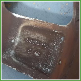 Cerchio Singolo in Lega Lancia Ypsilon 1 Serie 15 pollici 15 6.0J 4x98 ET40 1pz 52169688 Originale Usato al pz