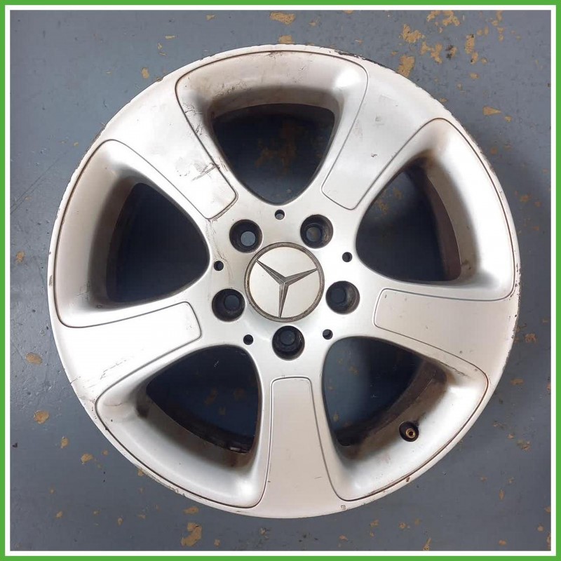 Cerchio Singolo in Lega Mercedes Classe A W169 16 pollici 16 6.0J 5x112 ET46 1pz A1694000402 Originale Usato al pz