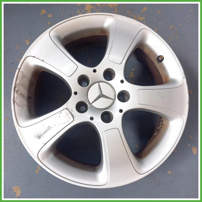 Cerchio Singolo in Lega Mercedes Classe A W169 16 pollici 16 6.0J 5x112 ET46 1pz A1694000402 Originale Usato al pz