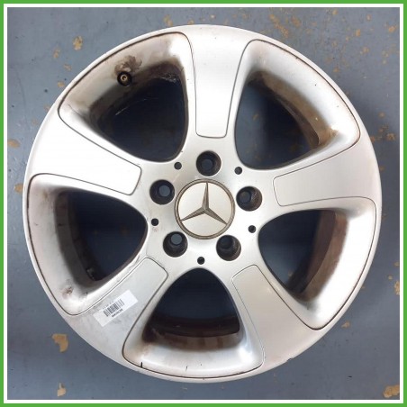 Cerchio Singolo in Lega Mercedes Classe A W169 16 pollici 16 6.0J 5x112 ET46 1pz A1694000402 Originale Usato al pz