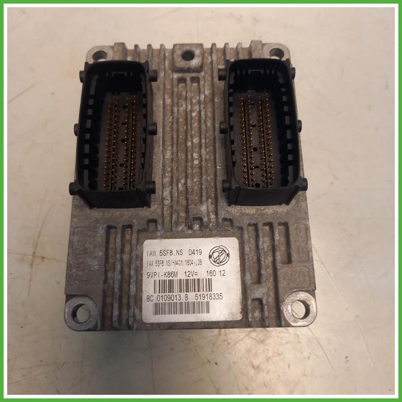 Centralina Motore Iniezione ECU Magneti Marelli 0109013 Fiat Punto 3 Serie 1.2 51969921 Benzina 2011-2018