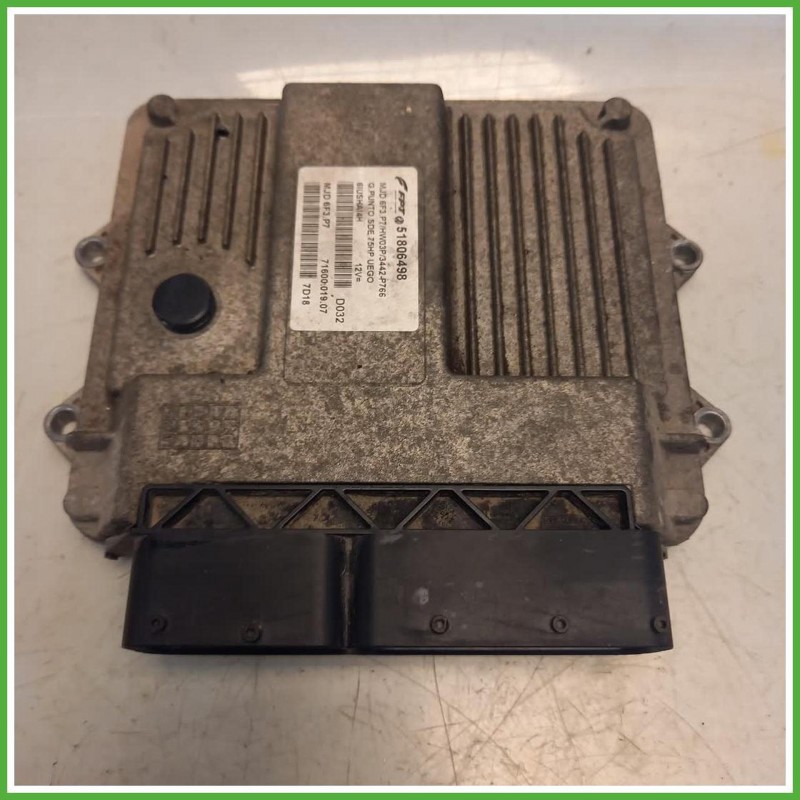 Centralina Motore Iniezione ECU Magneti Marelli 7160001907 Fiat Grande Punto 1.3 Multijet 16v. 51825024 Gasolio 2009-2013