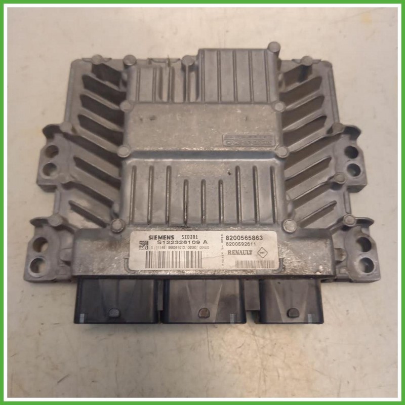 Centralina Motore Iniezione ECU Siemens S122326109A Renault Megane 2 Serie SW 1.5 DCi 8200843713 Gasolio 2005-2008