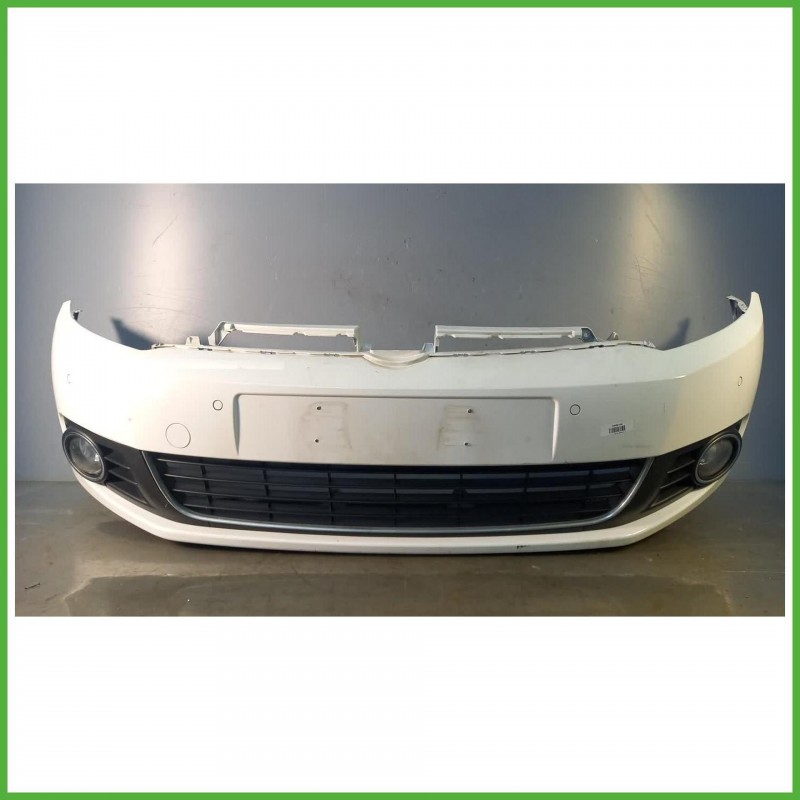 Paraurti Anteriore Volkswagen Golf 6 Serie Berlina 3 Porte Bianco 2008-2012 5K0807079GRU Originale Usato