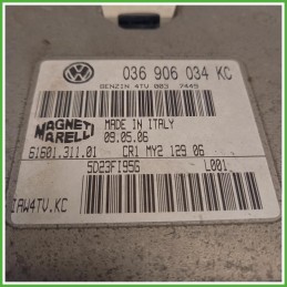 Centralina Motore Iniezione ECU Magneti Marelli 6160131101 Seat Ibiza IV 6L1 1.4 16v. 036906034HA Benzina 2004-2008