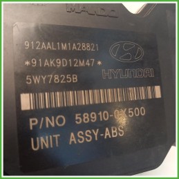 Centralina ABS Modulo Pompa Mando 58910-0X500 589100X500 Hyundai i10 1 Serie 2007-2010 Originale Usato