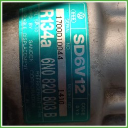 Compressore Clima AC Aria Condizionata Sanden SD6V12 Volkswagen Polo 3 Serie 6N0820803C 1999-2001