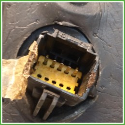 Specchio Specchietto Retrovisore Sinistro SX Goffrato Renault Megane 2 Serie 2002-2008 Schefenacker Originale Usato