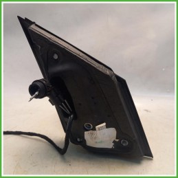 Specchio Specchietto Retrovisore Sinistro SX Nero Volkswagen Polo 6 Serie 2009-2014 Ficosa Ficomirrors Originale Usato