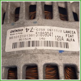 Alternatore Denso MS1012101381 Fiat 500 2 Serie 51700675 2007-2012