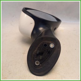 Specchio Specchietto Retrovisore Destro DX Bianco Fiat 500 2 Serie 2007-2012 Ficosa Ficomirrors Originale Usato