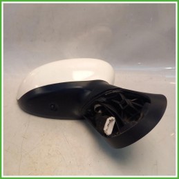 Specchio Specchietto Retrovisore Destro DX Bianco Fiat 500 2 Serie 2007-2012 Ficosa Ficomirrors Originale Usato