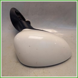 Specchio Specchietto Retrovisore Destro DX Bianco Fiat 500 2 Serie 2007-2012 Ficosa Ficomirrors Originale Usato