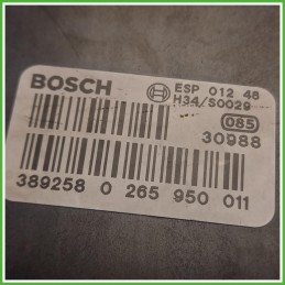 Centralina ABS Modulo Pompa Bosch 0265950011 8E0614517L Audi A4 8E5 Avant 2001-2004 Originale Usato