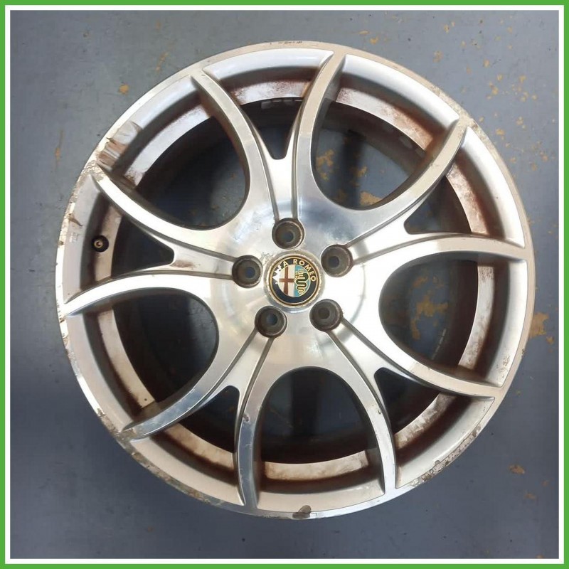 Cerchio Singolo in Lega Alfa Romeo 147 2 Serie 17 pollici 17 7.0J 5x98 ET40.5 1pz 5401J2 Originale Usato al pz