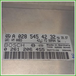 Centralina Motore Iniezione ECU Bosch 0261206455 Mercedes Classe C W202 C180 1.8 Classic 16v. A0285454232 Benzina 1997-2000