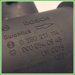 Debimetro Misuratore Massa Aria Bosch 0280217114 Mercedes Classe C W202 C180 1.8 Classic 16v. A0000940948 Benzina 1997-2000