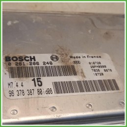 Centralina Motore Iniezione ECU Bosch 0261206246 Citroen Saxo 1.1 1929YX Benzina 2000-2004