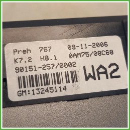 Comandi Clima AC Riscaldamento Condizionatore  Opel Zafira B 1.6 CNG 16v. 13168100 2005-2008
